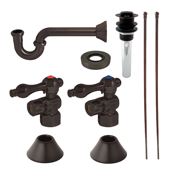 CC43105VKB30 Traditional Plumbing Sink Trim Kit W/P-Trap & Drain, Brnz